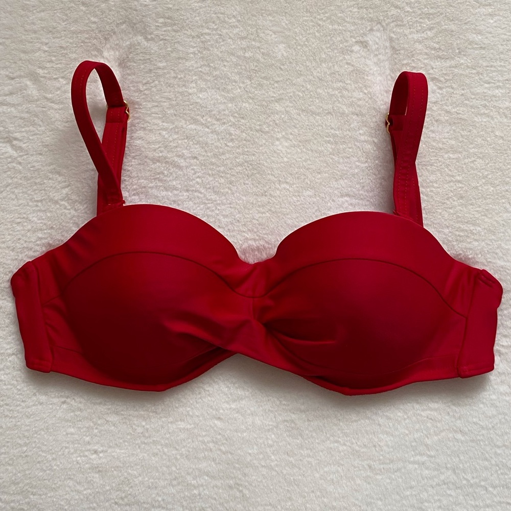 COPY - ✨ Red Venus bandeau swim top